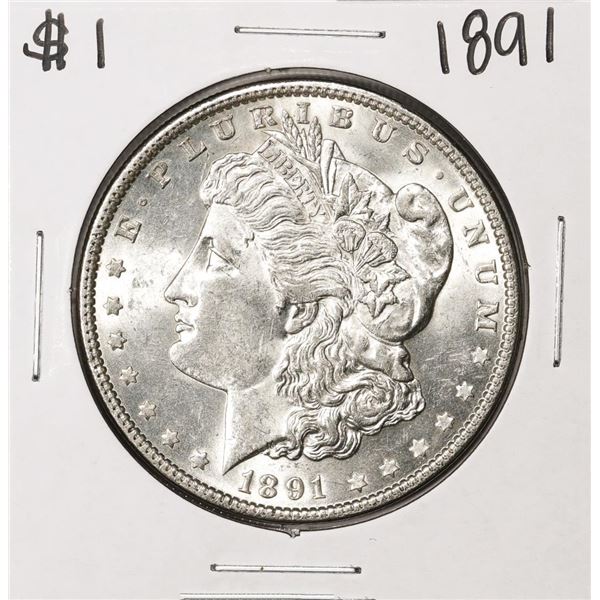 1891 $1 Morgan Silver Dollar Coin