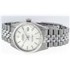 Image 7 : Rolex Mens Stainless Steel Silver Index Datejust Wristwatch