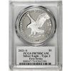 Image 2 : 2021-S Type 2 $1 American Silver Eagle Coin PCGS PR70DCAM Emily Damstra Signature FS