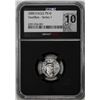 Image 1 : 2000 $10 American Platinum Eagle Coin NGCX Mint State 10 VaultBox Series 1