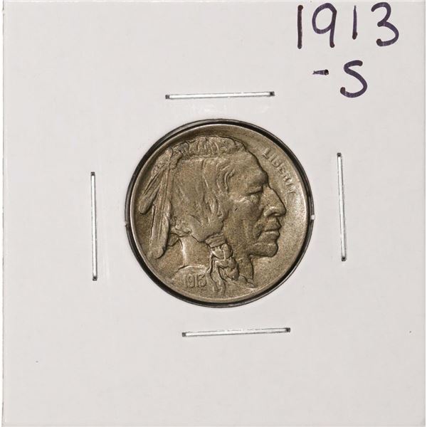 1913-S Type 2 Buffalo Nickel Coin
