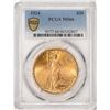 Image 1 : 1924 $20 St. Gaudens Double Eagle Gold Coin PCGS MS66