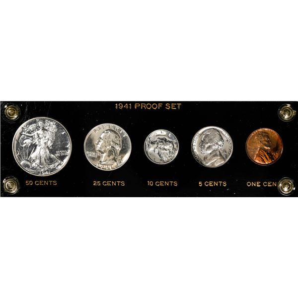 1941 No AW (5) Coin Proof Set