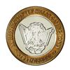 Image 1 : .999 Silver Stratosphere Las Vegas, Nevada $10 Casino Limited Edition Gaming Token