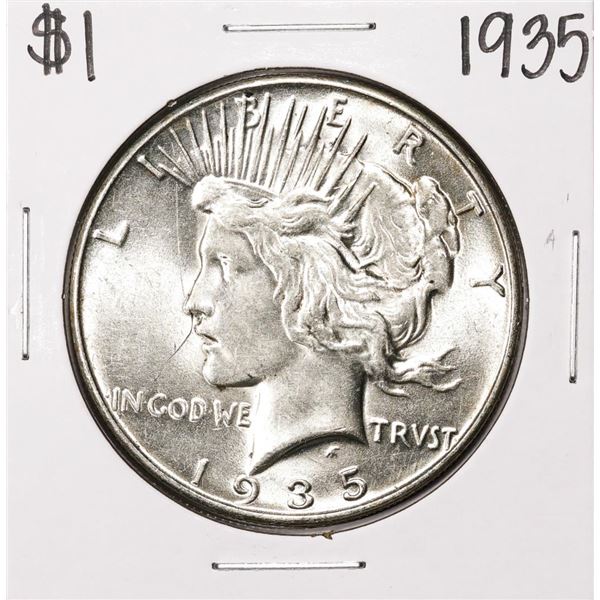 1935 $1 Peace Silver Dollar Coin