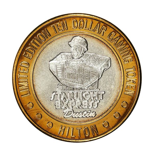 .999 Fine Silver Hilton Starlight Las Vegas $10 Casino Limited Edition Gaming Token