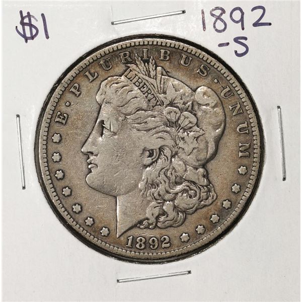1892-S $1 Morgan Silver Dollar Coin