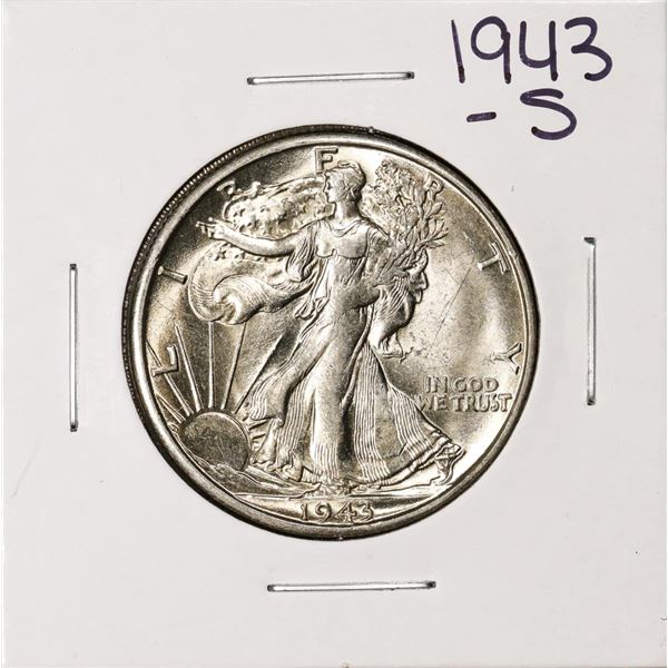 1943-S Walking Liberty Half Dollar Coin