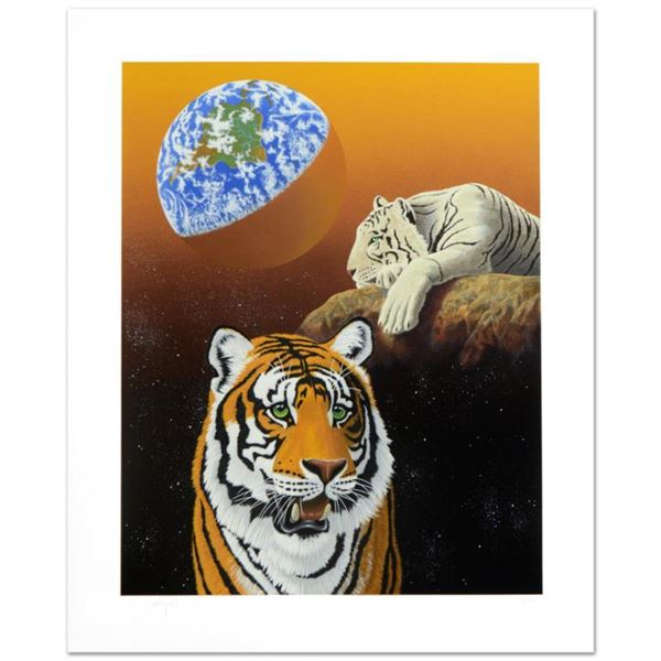 William Schimmel "Our Home Too III (Tigers)" Limited Edition Serigraph on Paper