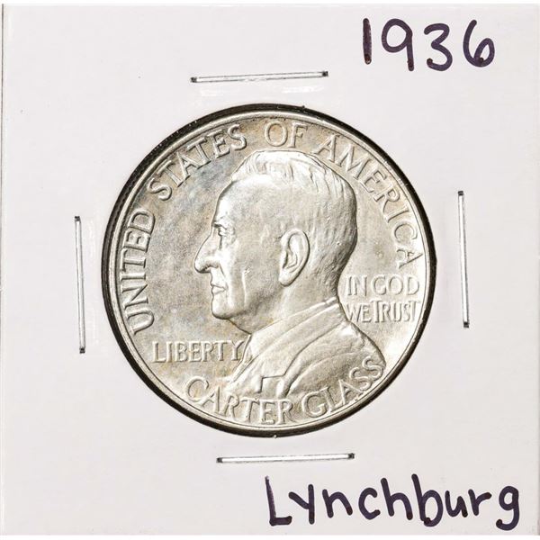 1936 Lynchburg Sesqui-Centennial Commemorative Half Dollar Coin