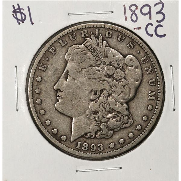 1893-CC $1 Morgan Silver Dollar Coin