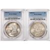 Image 1 : Lot of (2) 1899-O $1 Morgan Silver Dollar Coins PCGS MS63