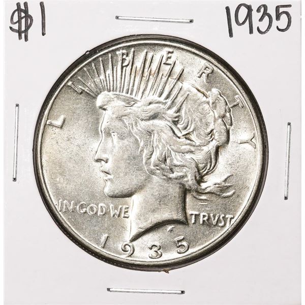 1935 $1 Peace Silver Dollar Coin