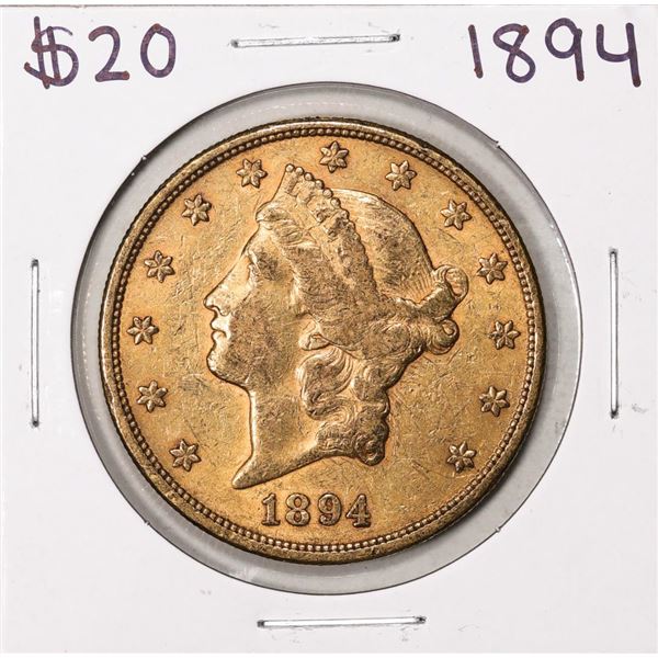 1894 $20 Liberty Head Double Eagle Gold Coin
