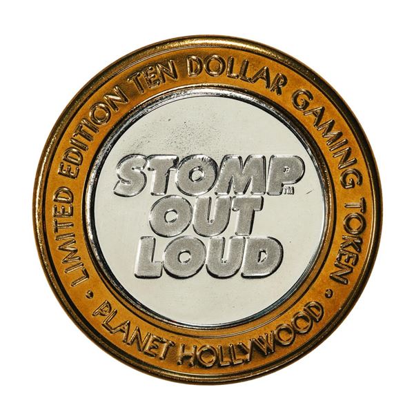 .999 Silver Planet Hollywood Casino Las Vegas $10 Limited Edition Casino Gaming Token
