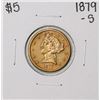 Image 1 : 1879-S $5 Liberty Head Half Eagle Gold Coin