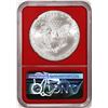Image 2 : 2016-(S) $1 American Silver Eagle Coin NGC MS69 Struck at San Francisco Red Core