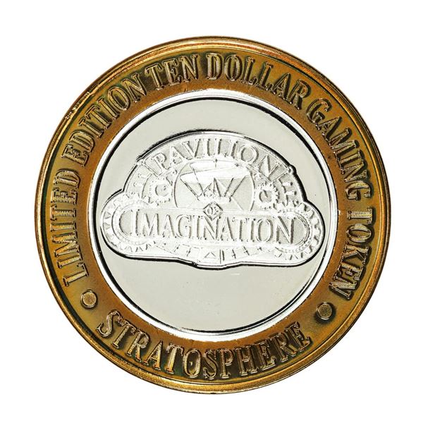 .999 Silver Stratosphere Las Vegas, Nevada $10 Casino Limited Edition Gaming Token