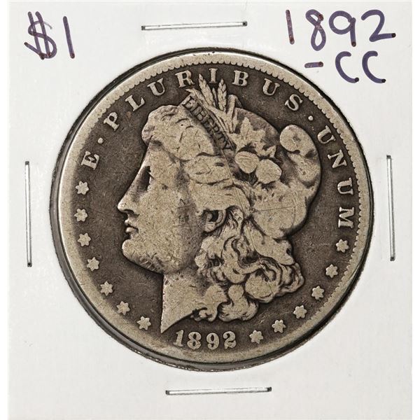 1892-CC $1 Morgan Silver Dollar Coin
