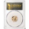 Image 1 : 2023 $5 American Gold Eagle Coin PCGS MS70 First Day of Issue