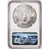 Image 2 : 2019(W) $1 American Silver Eagle Coin NGC MS70 FDOI Moy Signature West Point Mint