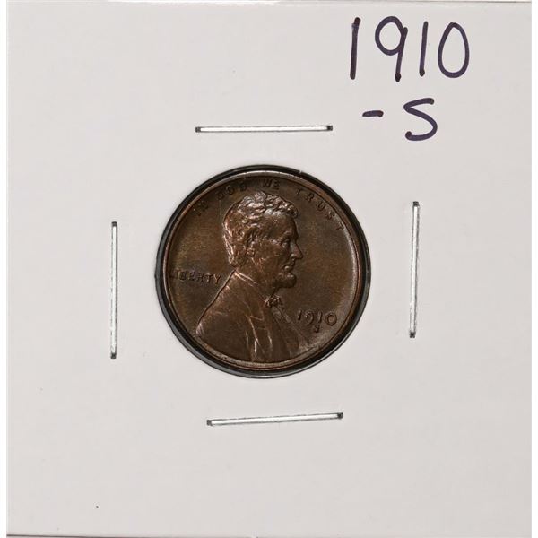 1910-S Lincoln Wheat Cent Coin