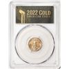 Image 1 : 2022 $5 American Gold Eagle Coin PCGS MS70 First Strike