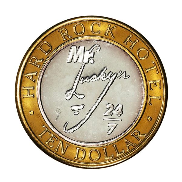 .999 Silver Hard Rock Hotel Las Vegas, Nevada $10 Casino Limited Edition Gaming Token
