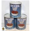 3 CANS OF SLICED BEETS BB 8/23 (2.84 LITRE CANS)
