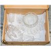 Image 1 : BOX OF VINTAGE CRYSTAL AND OTHER GLASSWARE