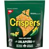 Image 1 : THREE 145G BAGS OF CRISPERS JALAPENO BAKED SNACKS