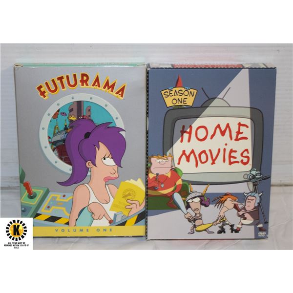 FUTURAMA & HOME MOVIES- DVD'S