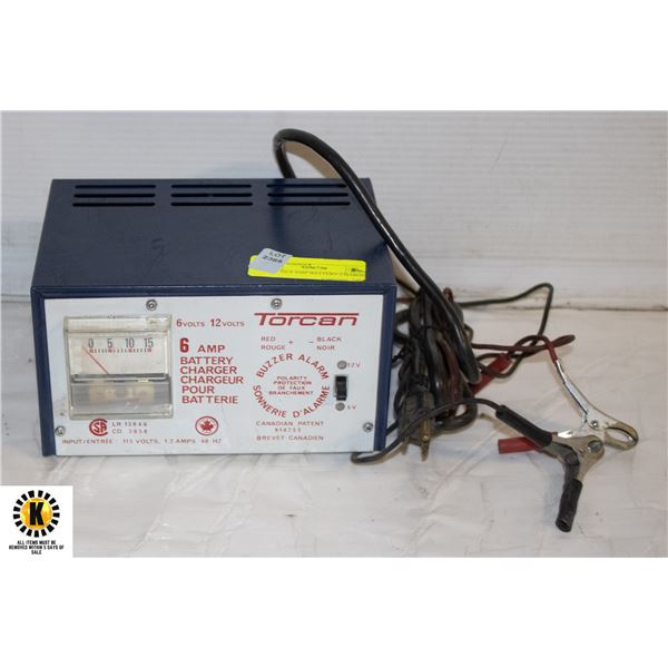 TORCAN 6 AMP BATTERY CHARGER