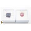 Image 1 : #167-HEATED RUBY 11.68 CT & BLUE SAPPHIRE 20CT