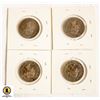 Image 2 : LOT OF 4 1896 - 1897 CANADIAN LARGE CENTS