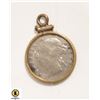 Image 2 : 1878 SILVER QUEEN VICTORIA TEN CENT COIN PENDANT