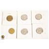 Image 2 : LOT 6 ANTIQUE CANADIAN NICKELS 1927 UP