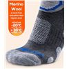 Image 2 : NEW 2 PAIRS OF XL WEIERYA MERINO WOOL SKI SOCKS