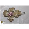 Image 1 : ESTATE ENAMEL VINTAGE BROOCH FLORAL DESIGN