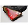 Image 1 : 17)  RED FIRE TRIANGULAR SHAPED 32.5 CT AMMOLITE G