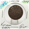 Image 1 : 26)  VICTORIAN CANADIAN 1888 LARGE PENNY.