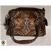 Image 1 : BROWN LEATHER PURSE