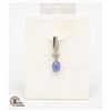 Image 1 : #255-UNHEATD TANZANITE & CZ PENDANT