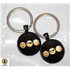 Image 1 : PAIR OF SMILEY FACE KEYCHAINS