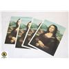 Image 1 : 4 MONA LISA PRINTS