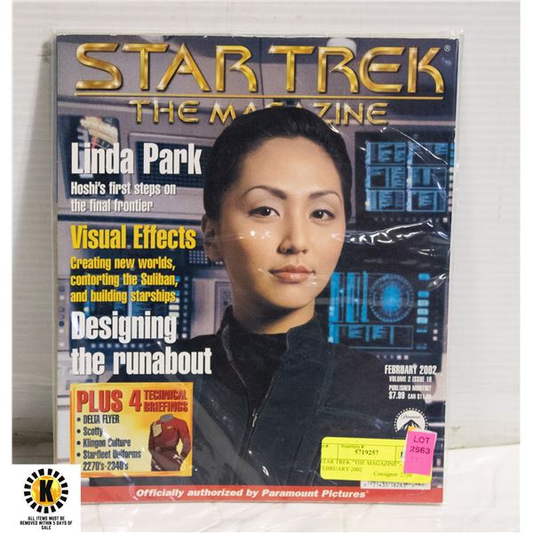 STAR TREK "THE MAGAZINE"- FEBRUARY 2002