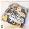 Image 1 : LARGE BAG OF ESTATE JEWELRY-ESTATE