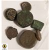 Image 1 : LOT OF 7 VARIOUS ANCIENT INDIA COPPER COINS
