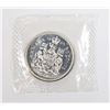 Image 1 : 1965 UNC SILVER (80%) CANADIAN 50 CENT COIN
