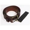 Image 1 : NEW SCOTT & SONS LEATHER BELT SIZE 30